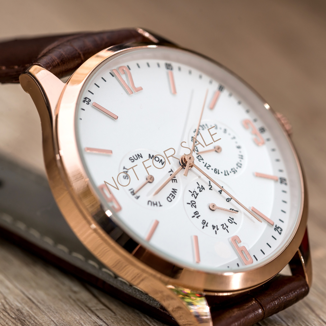 Sophistication Defined: Men's Leather Watch